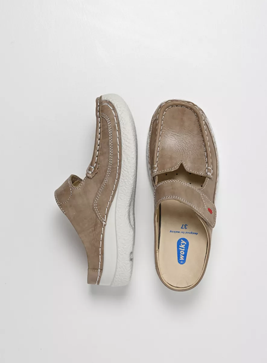 Wolky Roll Slipper Comfortabele Slipper Met Afrolneus