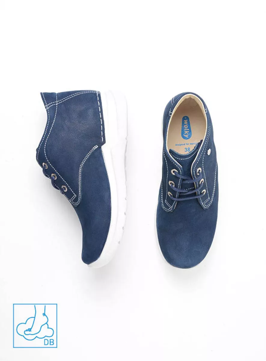 Wolky Truth DB Halfhoge Veterschoen Voor Gevoelige Voeten