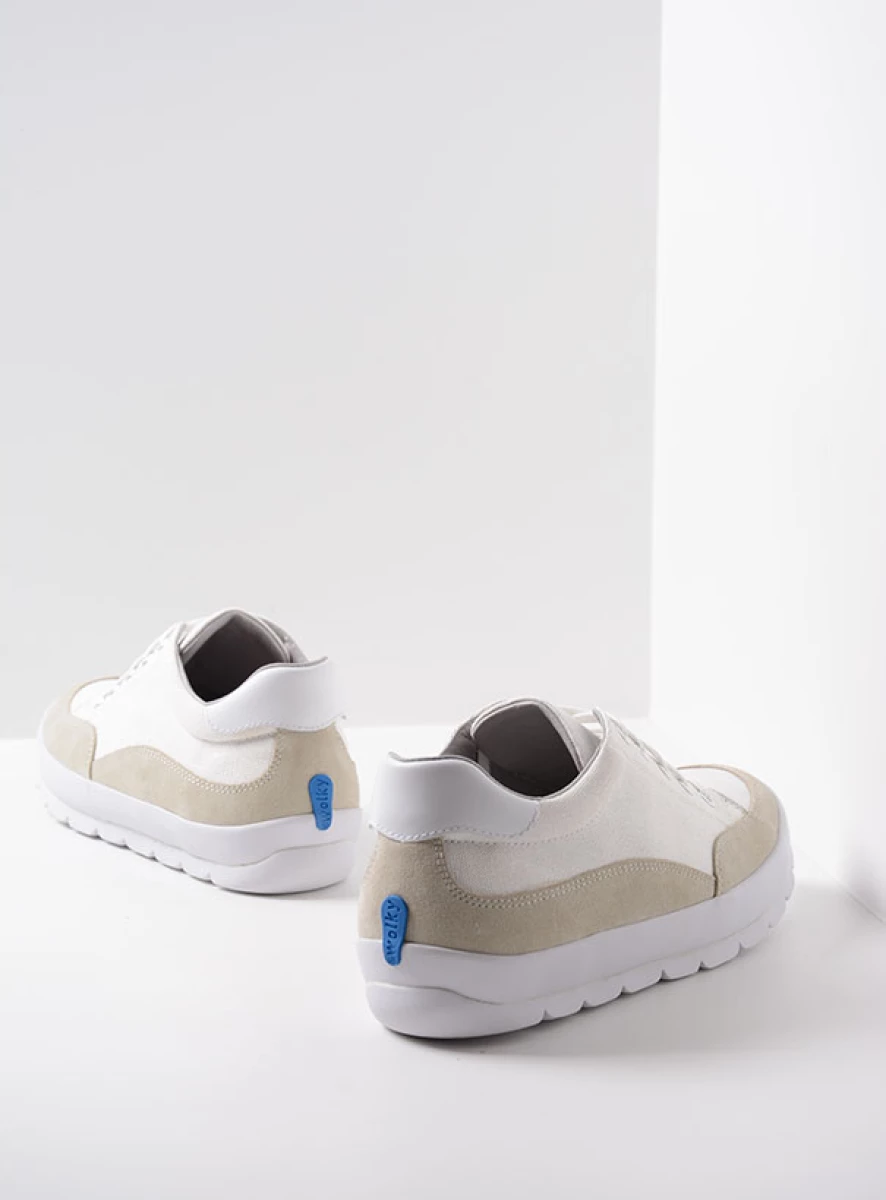 Wolky Babati Stoere Canvas/leren Sneaker