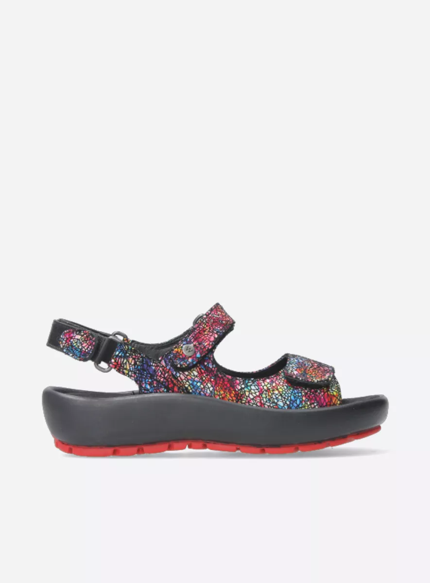 wolky Brasilia Sandaal met vast voetbed
