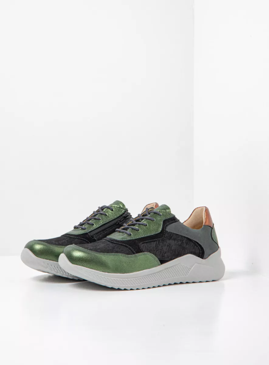 wolky e-Way S2F Sneaker met stretchvoorblad