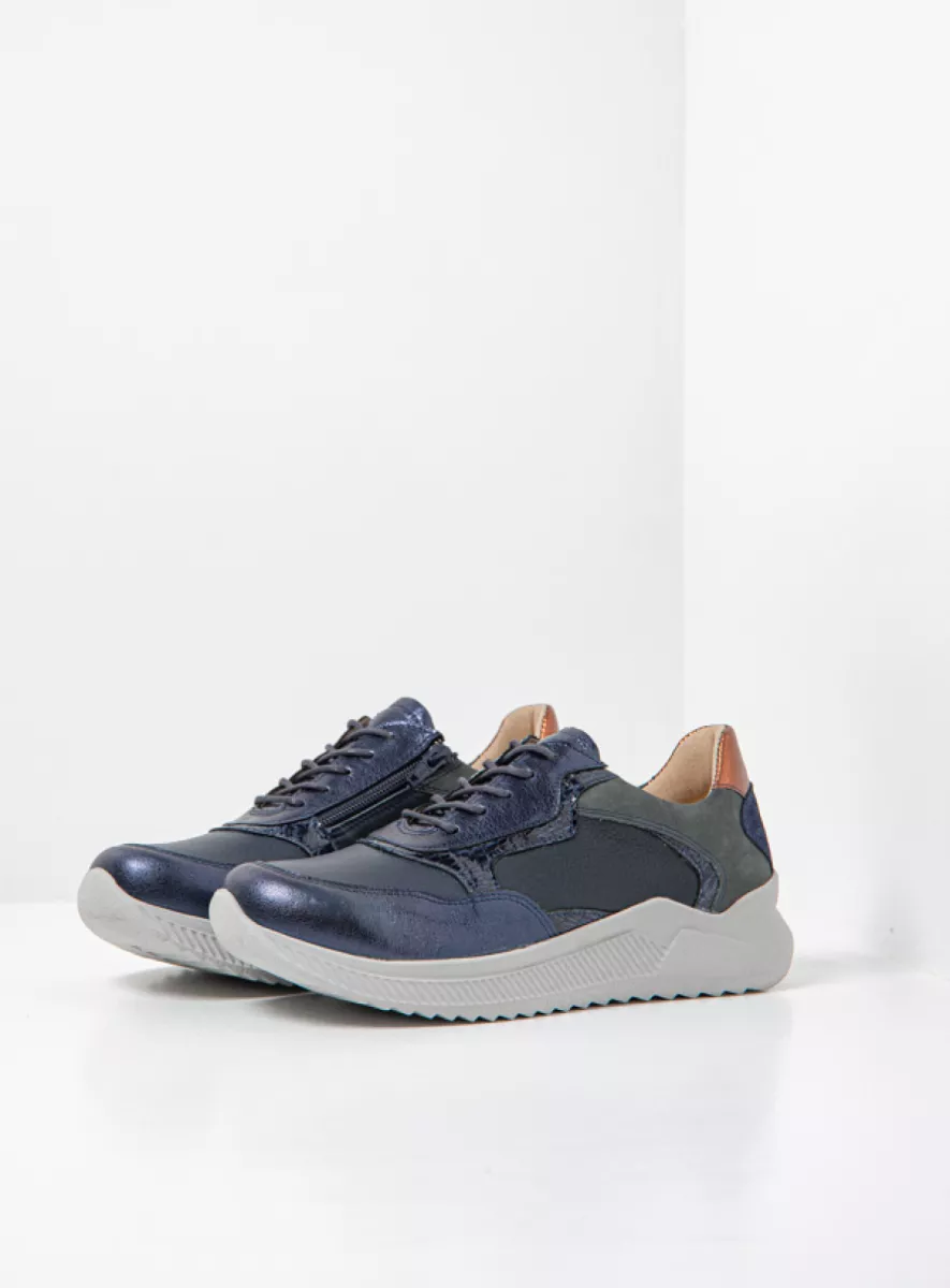 Wolky E-Way S2F Sneaker Met Stretchvoorblad