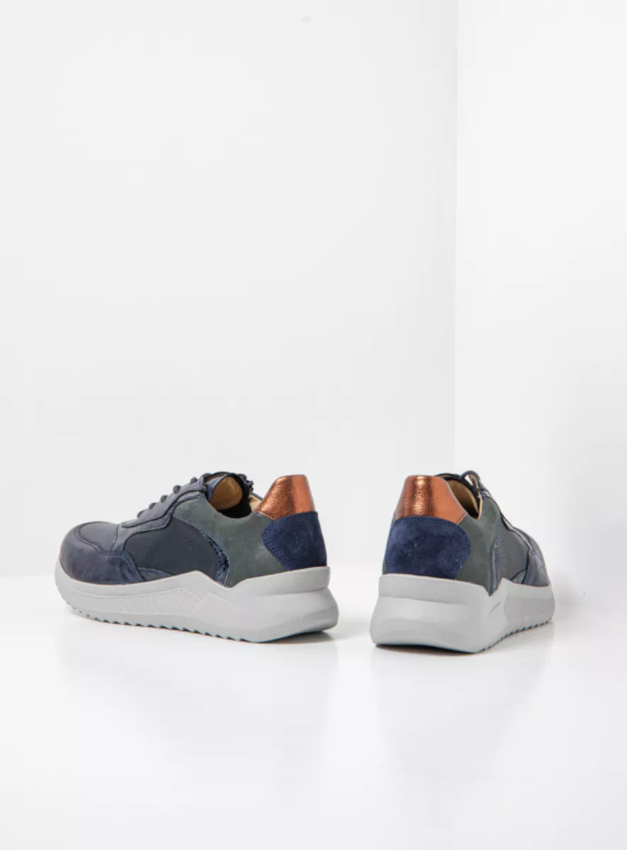 Wolky E-Way S2F Sneaker Met Stretchvoorblad