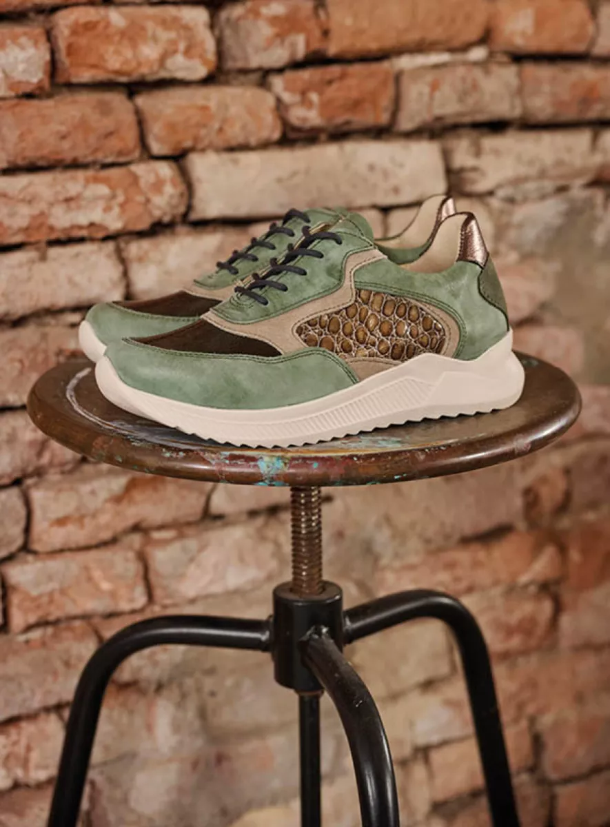 wolky e-Way S2F Sneaker met stretchvoorblad