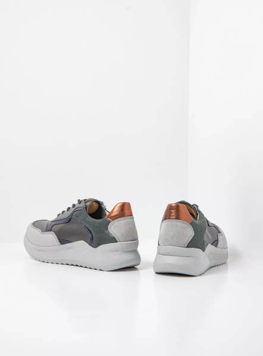 Wolky E-Way S2F Sneaker Met Stretchvoorblad