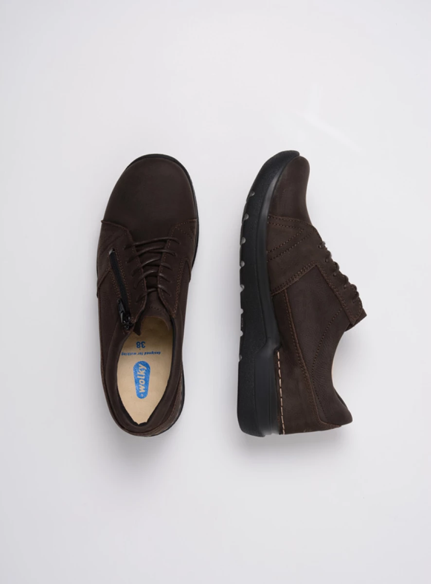 Wolky Feltwell Comfortabele Veterschoen Met Rits