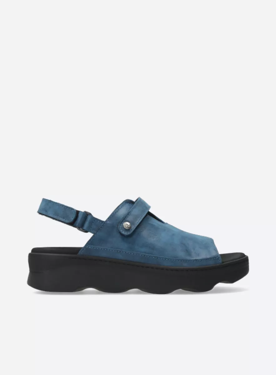 wolky Laprida Halfdichte open teen sandaal