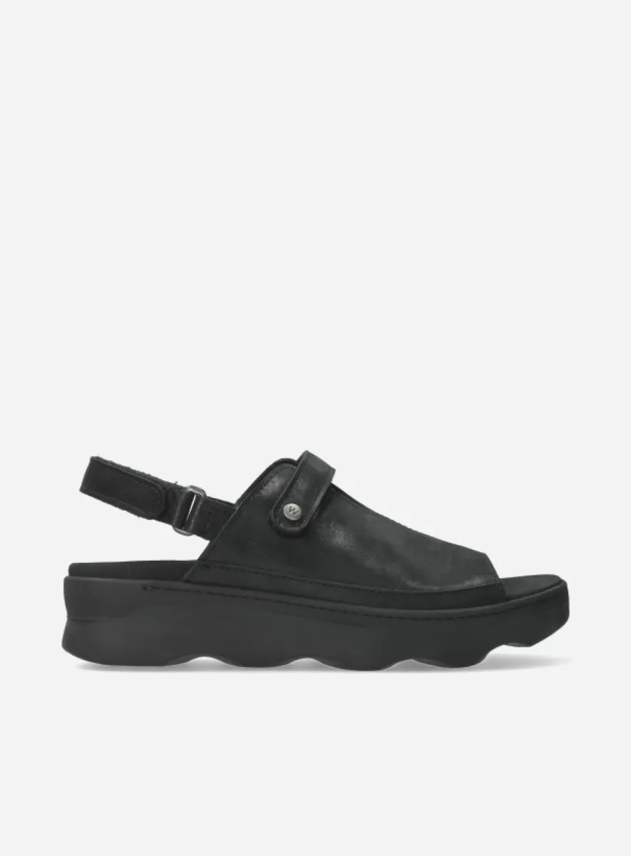 wolky Laprida Halfdichte open teen sandaal