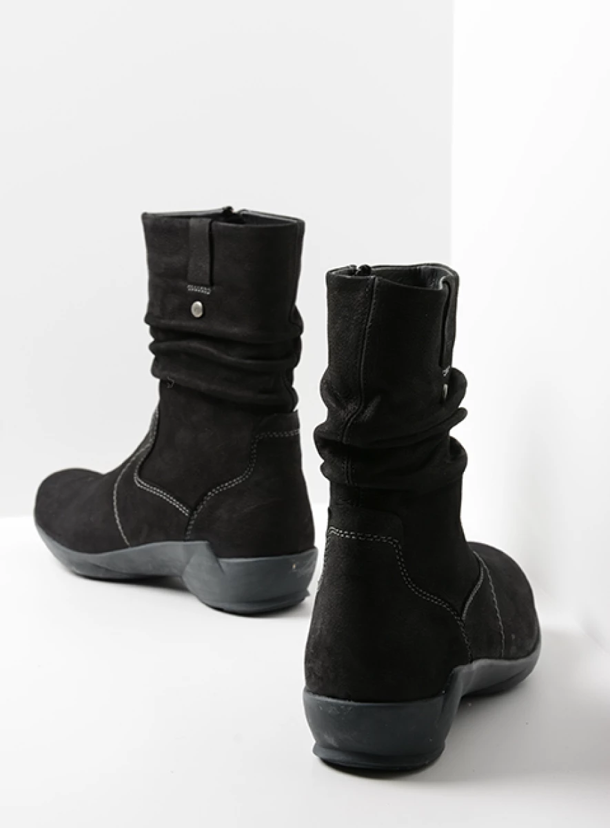 Wolky Luna Laarsje Met Geplooide Schacht