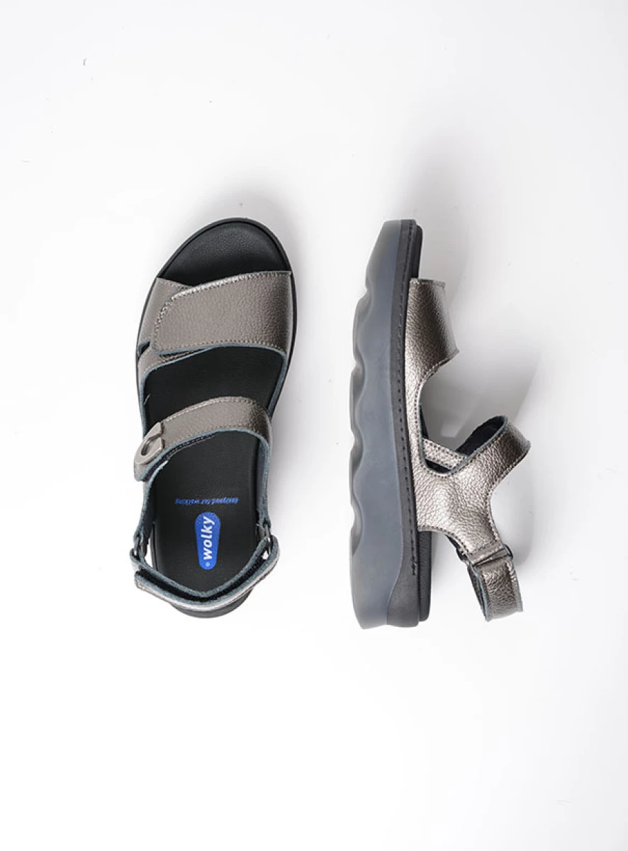 Wolky Medusa Lage Sandaal Met Klittenband