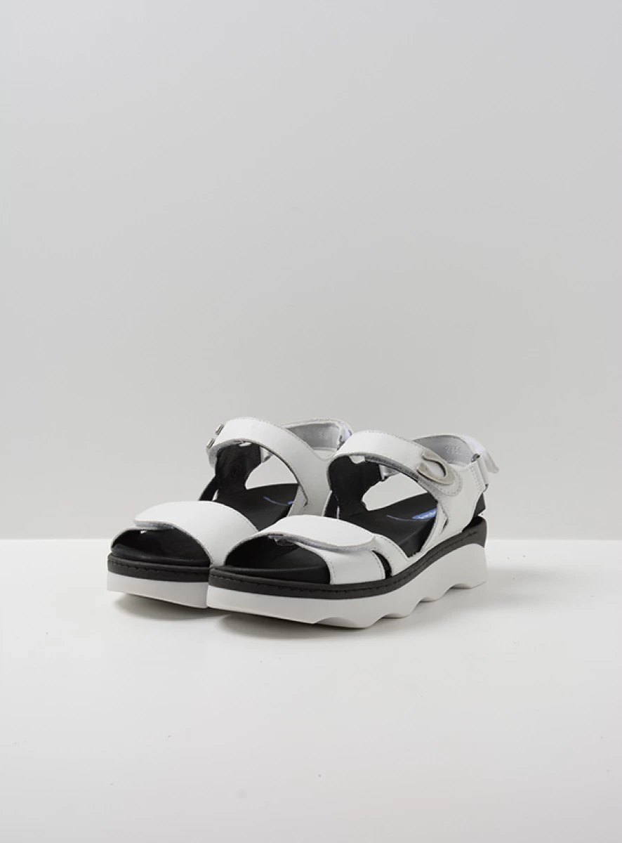 Wolky Medusa Lage Sandaal Met Klittenband