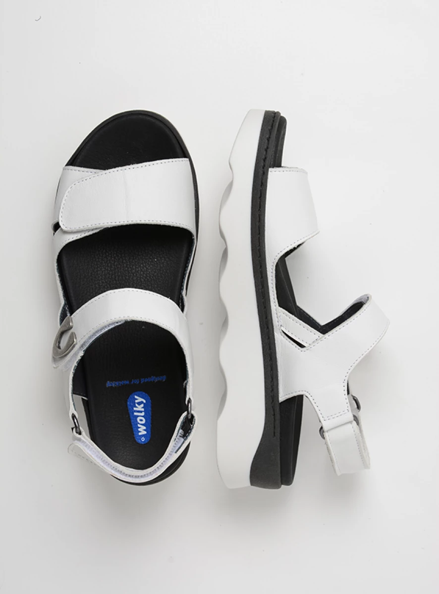 Wolky Medusa Lage Sandaal Met Klittenband