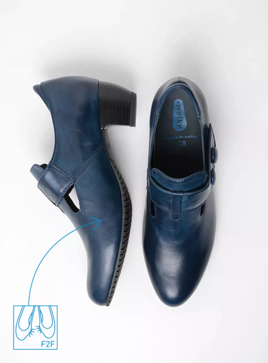 Wolky Midori F2F Stretchende Pump Met Wreefband