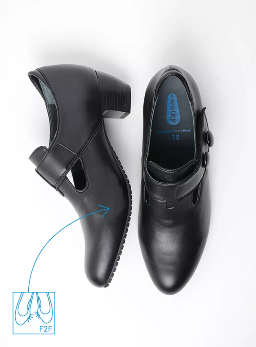 Wolky Midori F2F Stretchende Pump Met Wreefband