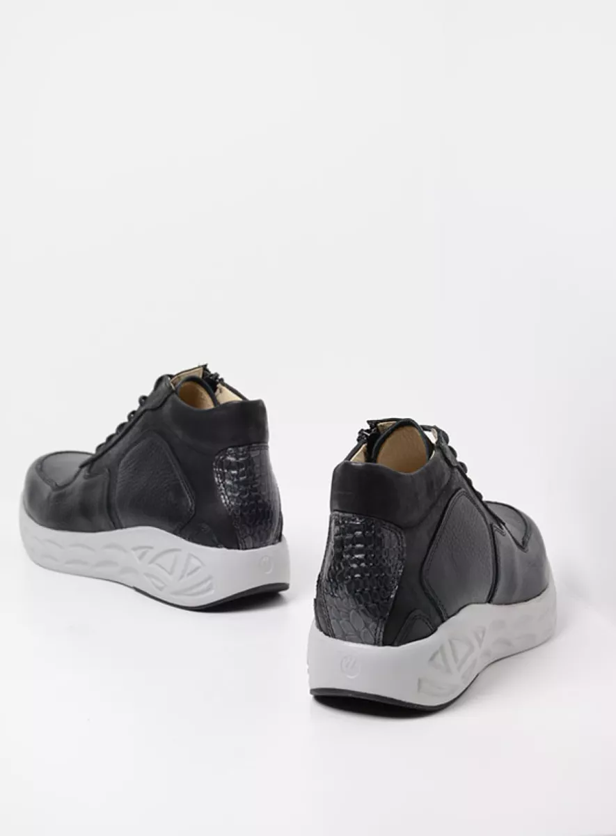 Wolky Pep S2F Enkelhoge Veterboot Met Stretch