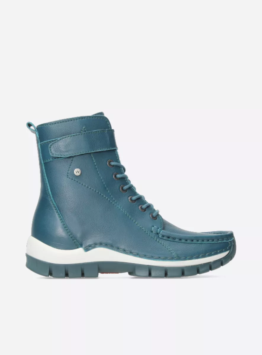 wolky Reach Hoge veterboot met eigenwijs uiterlijk