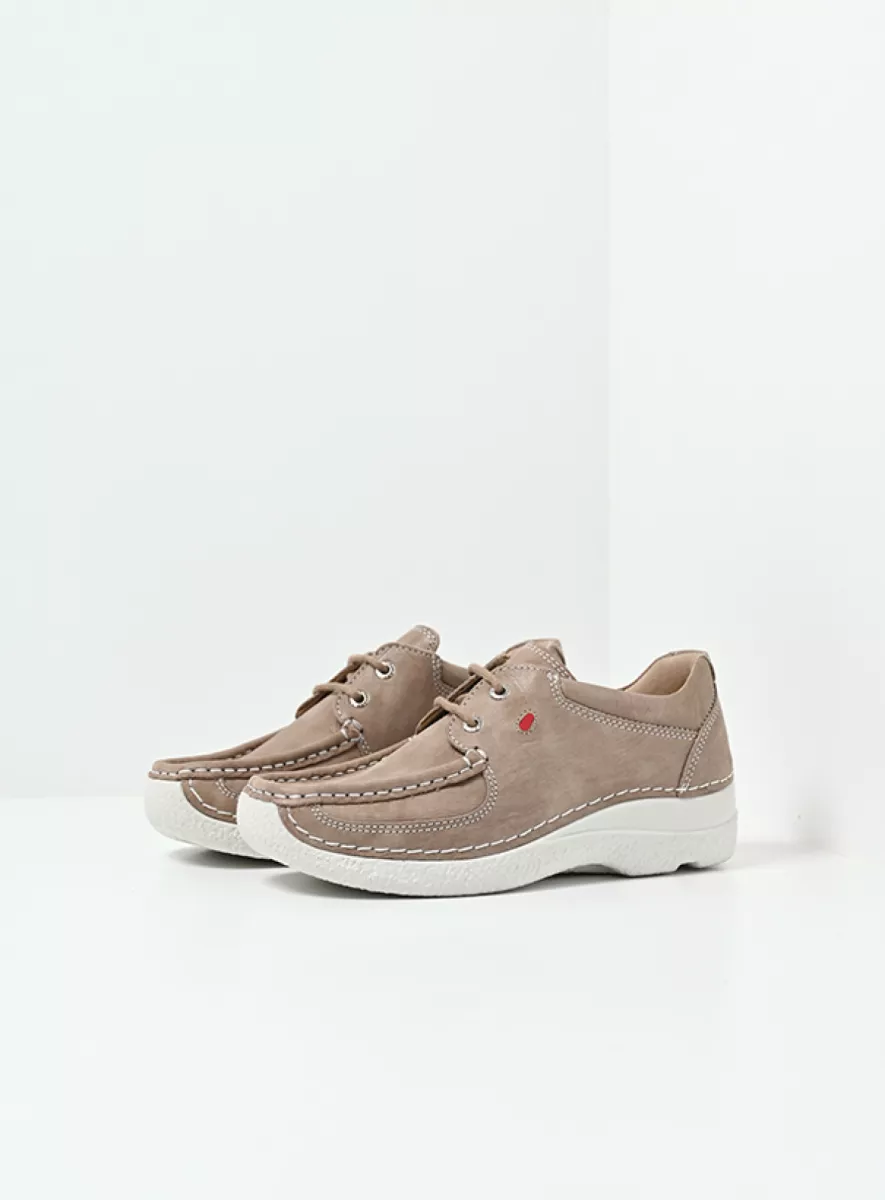 Wolky Roll Shoe Veterschoen Met Extra Zacht Leer