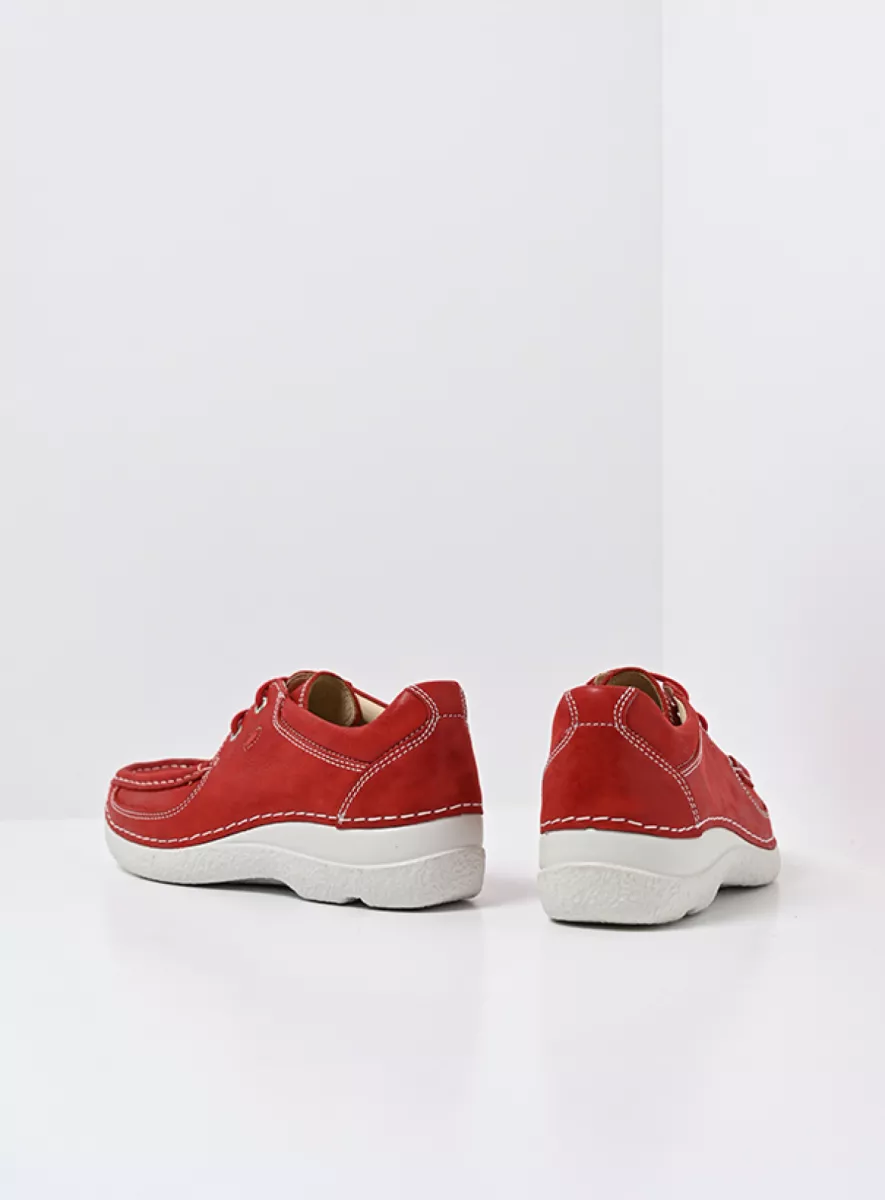 Wolky Roll Shoe Veterschoen Met Extra Zacht Leer