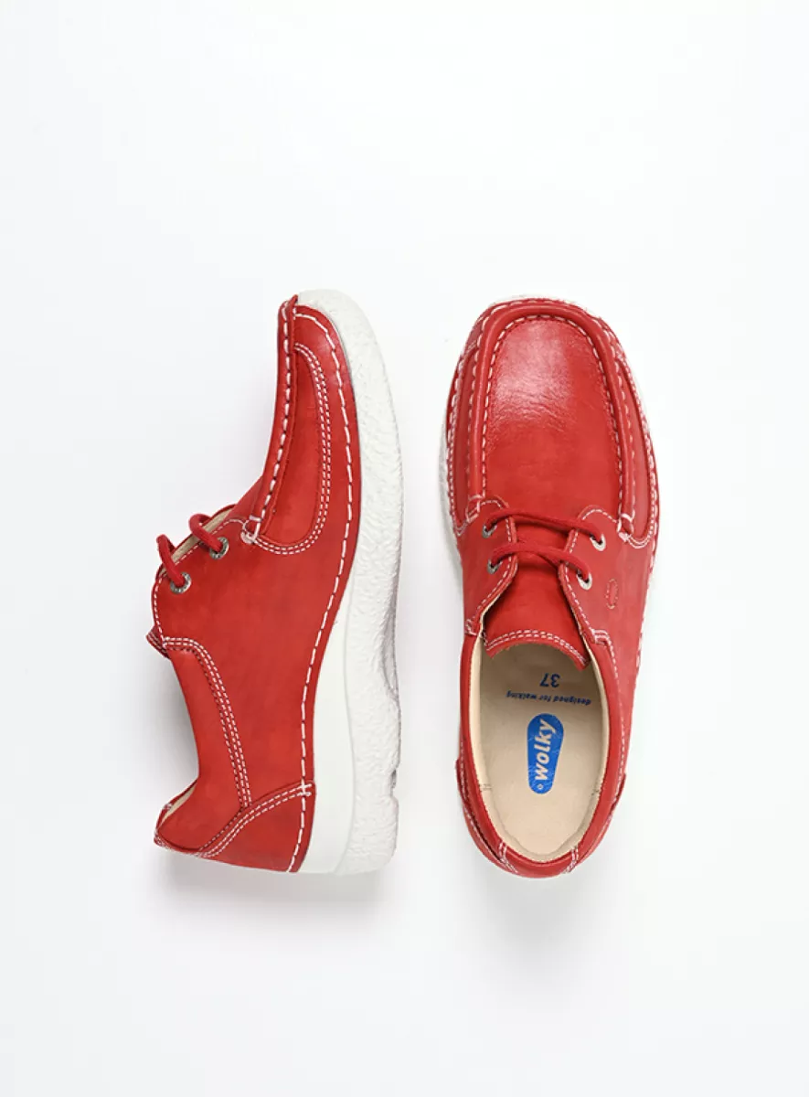 Wolky Roll Shoe Veterschoen Met Extra Zacht Leer