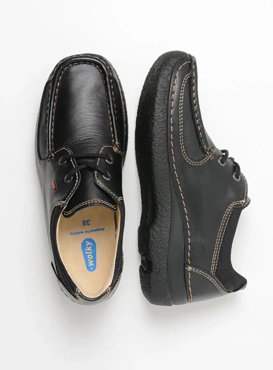 Wolky Roll Shoe Veterschoen Met Extra Zacht Leer