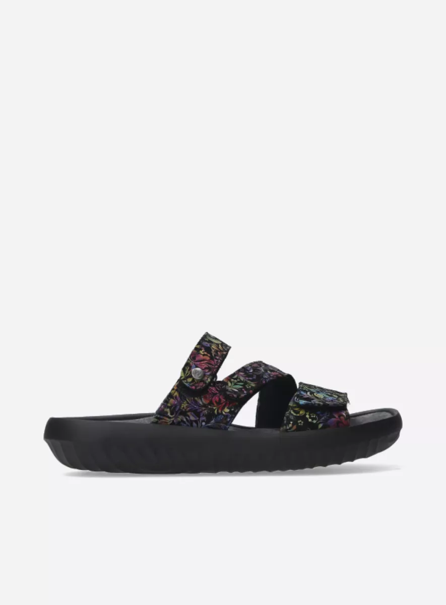 wolky Sense Slipper met leer en kurk