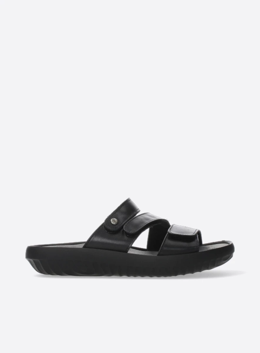 wolky Sense Slipper met leer en kurk