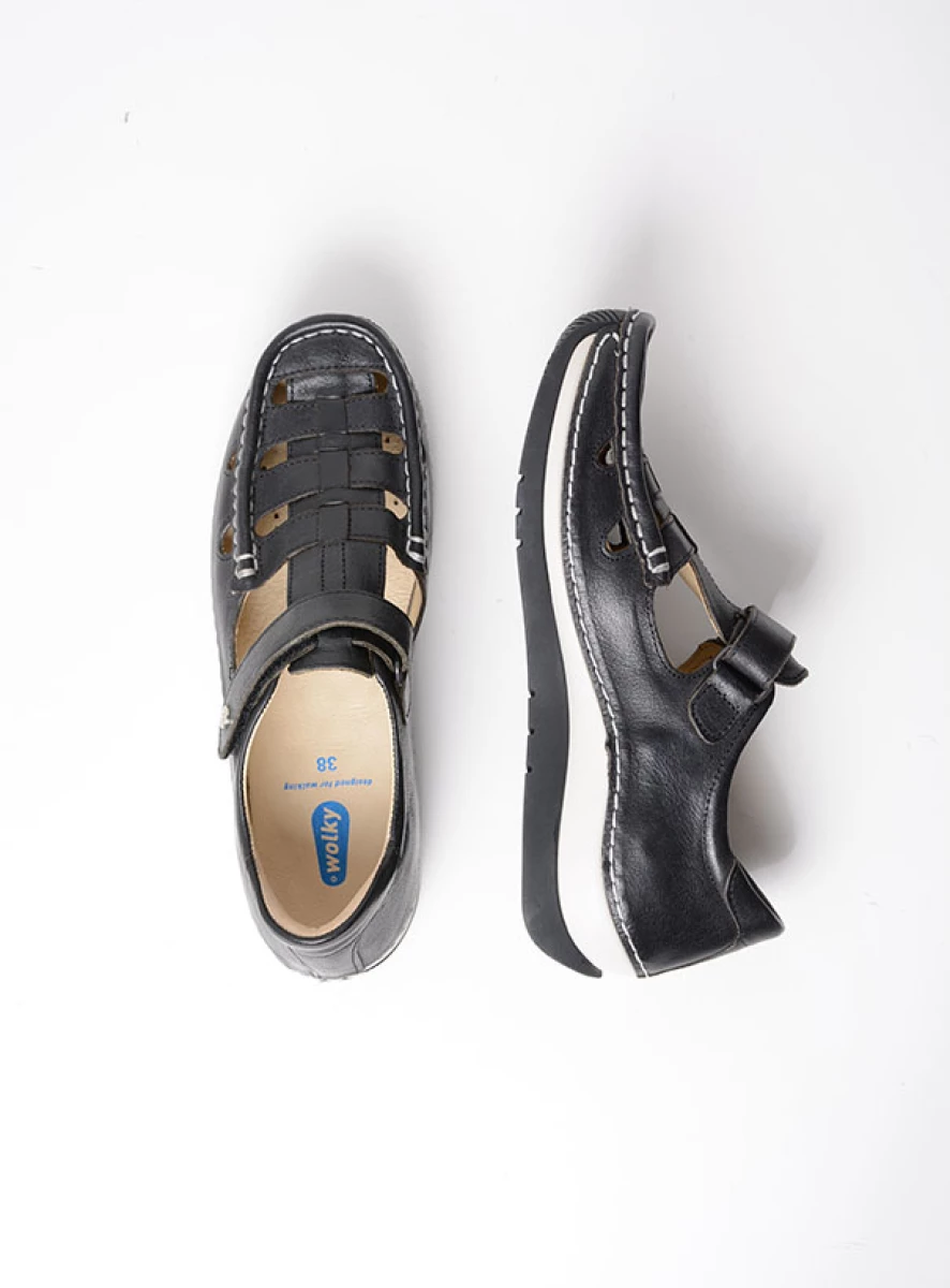 Wolky Zambezi Luchtige Inbetween Met Klittenband