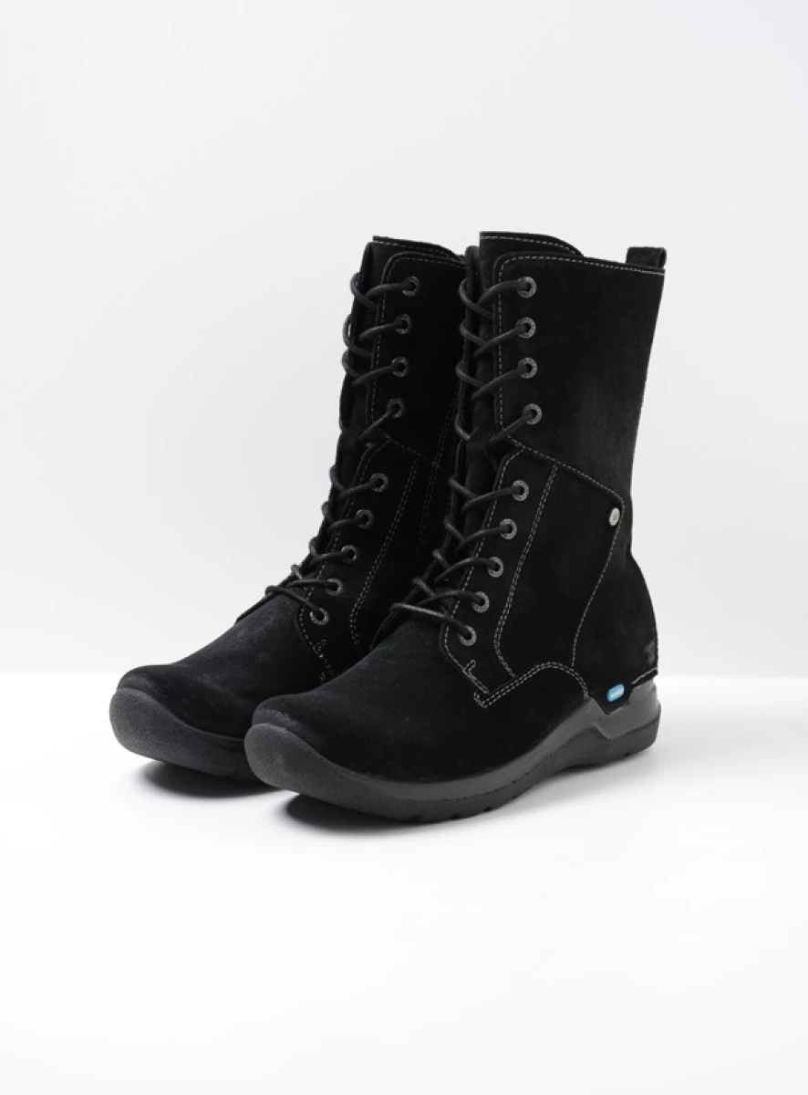 Wolky Zigzag Halfhoge Veterlaars Met Rits