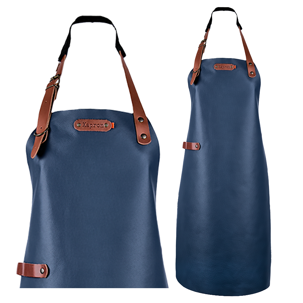 xapron Bovine leren schort