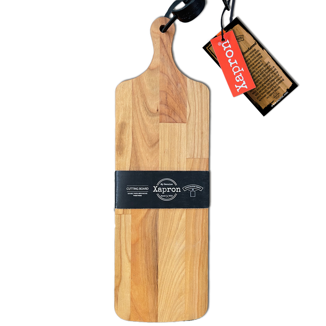 xapron Houten plank met peddle handvat