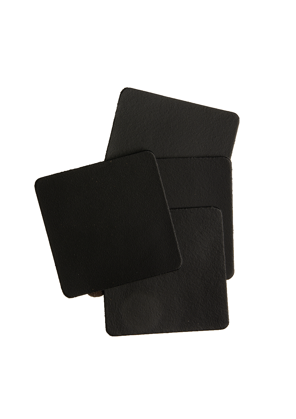 xapron Mistral Leren onderzetters vierkant