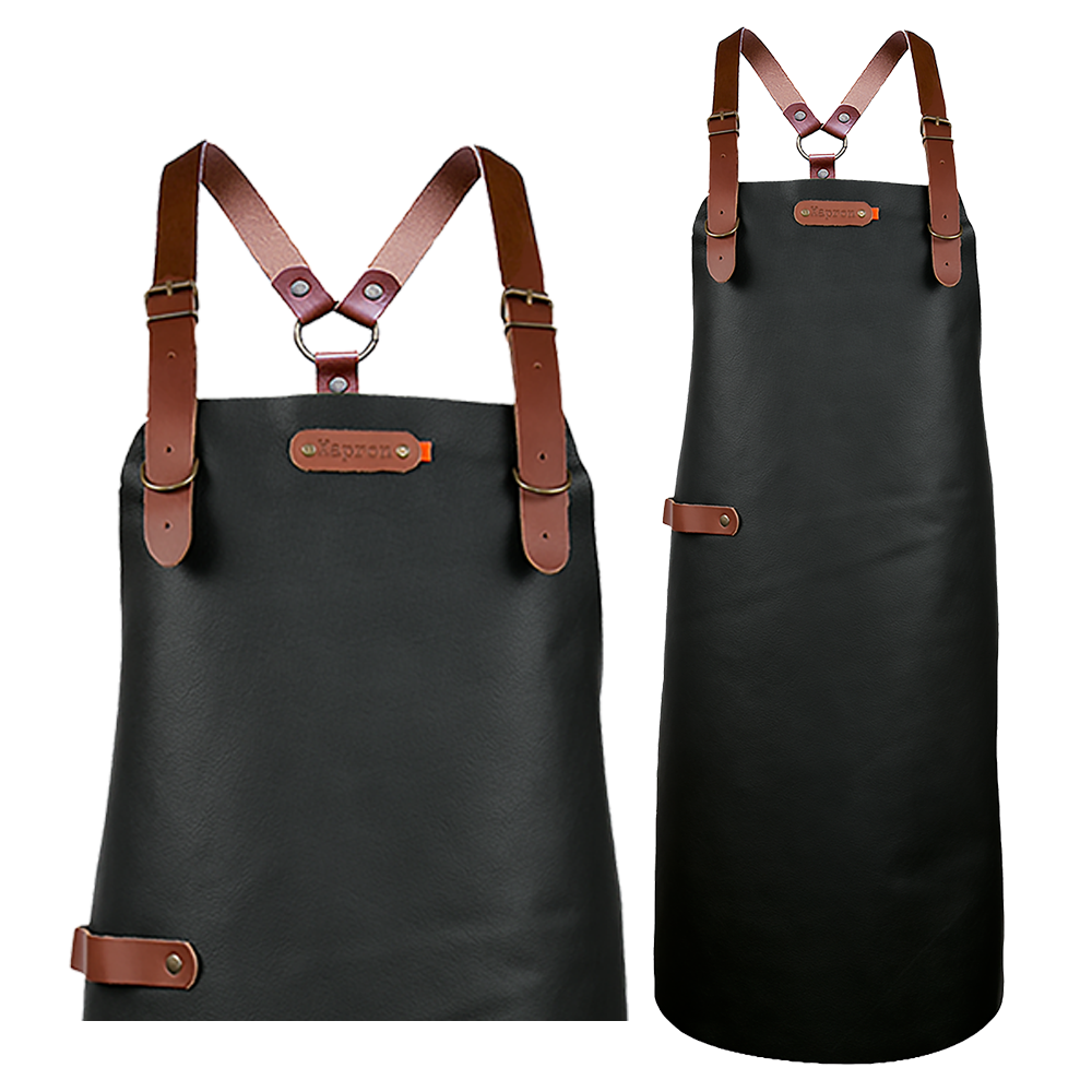 xapron Schort Bovine met schouderbanden