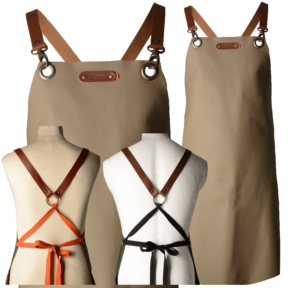 xapron Schort Bovine met verwisselbare keperbanden