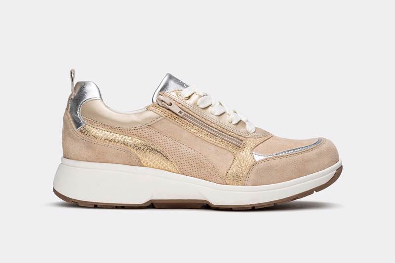 xsensible Stijlvol comfort Deze stijlvolle sneaker combineert een monochrome look met elegante pastelkleuren en de klassieker wit. De veterschoenen in de comfortabele breedte H zijn een perfecte aanvulling op elke modieuze zomer