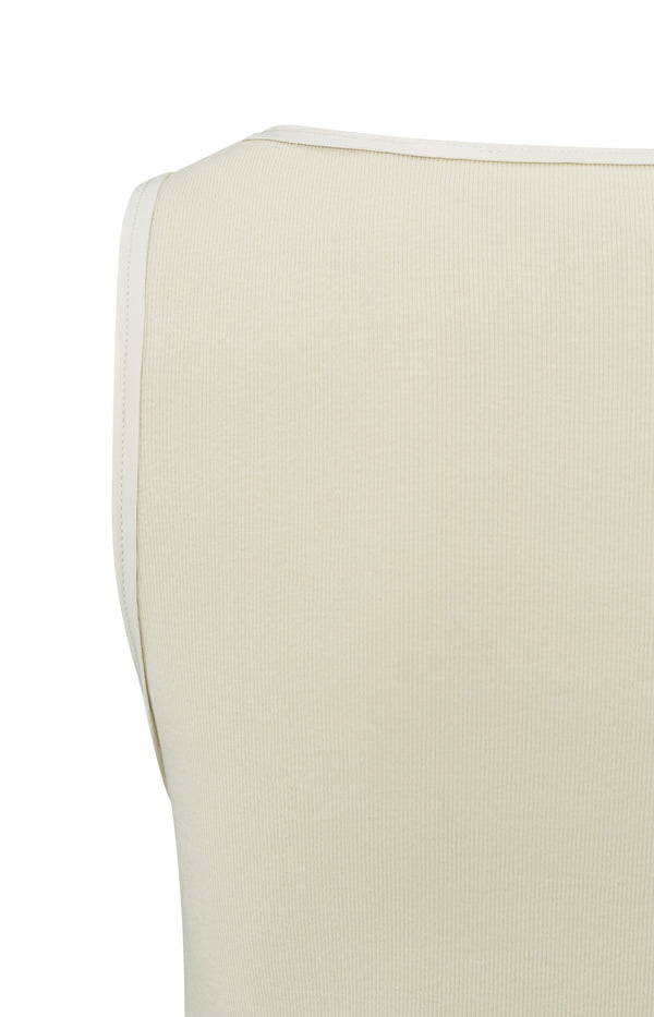 Yaya Geribde Singlet Met Glanzende Randjes Summer Sand