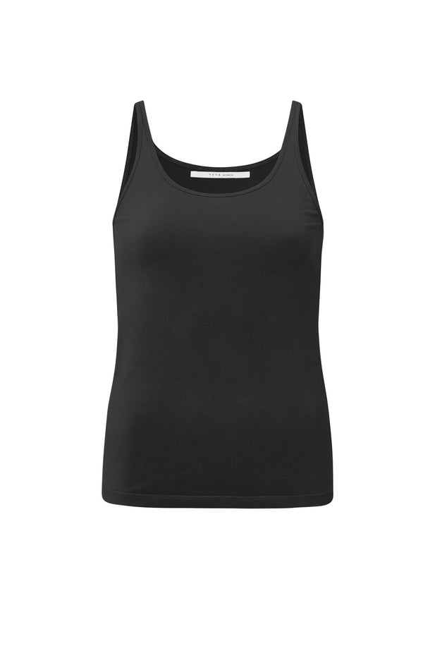 Yaya Basic Singlet Black