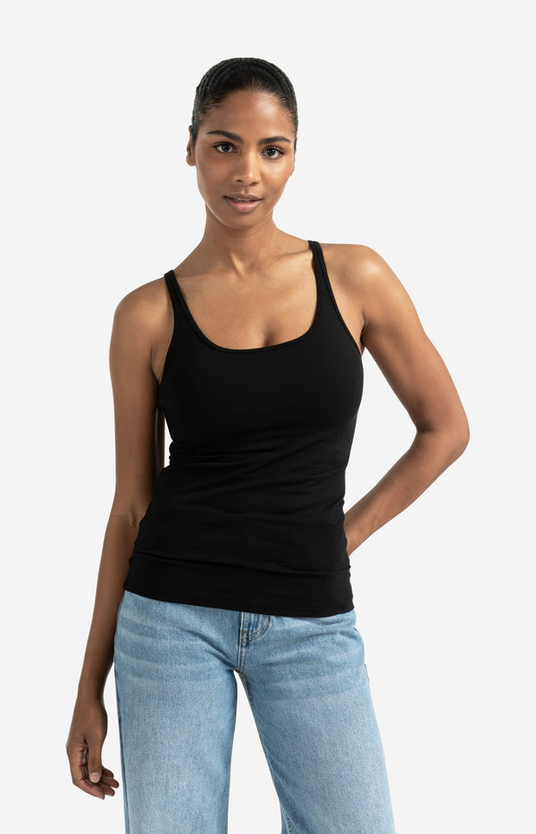 yaya Basic singlet Black