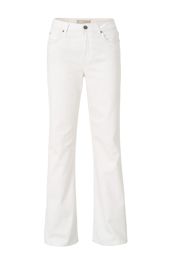 yaya Jeans met wijde pijpen (L32) Egret Off White yaya Jeans met wijde pijpen (L32) Egret Off White