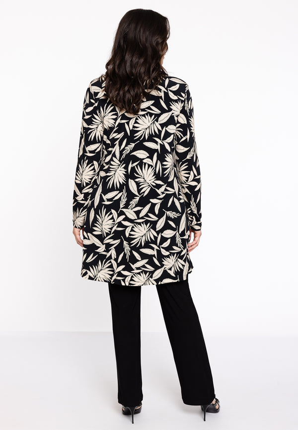 Yoek Blazer A-lijn NORALY - Zwart