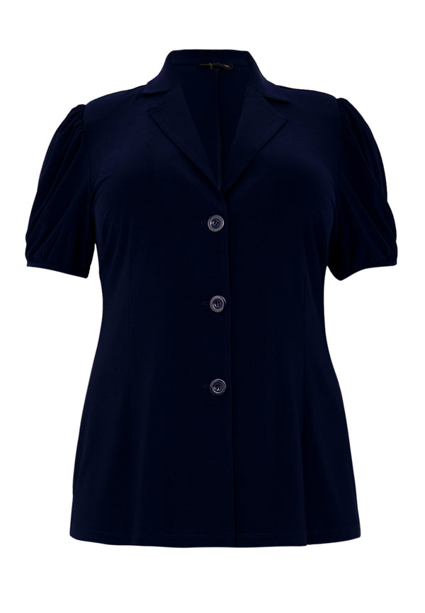 Yoek Blazer Kort Met Pofmouw DOLCE - Blauw