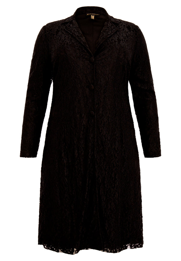Yoek Blazer LACE - Zwart