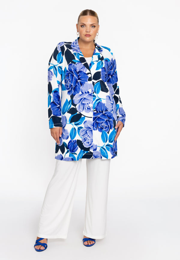 Yoek Blazer Lang SILVERLING - Paars