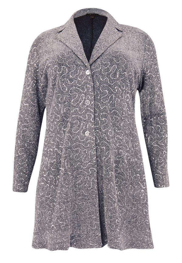 Yoek Blazer PAILLET - Zilver
