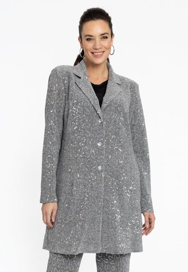 yoek Blazer PAILLET - Zilver