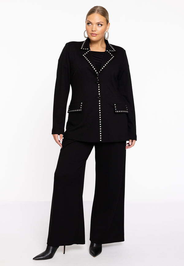 Yoek Blazer Studs VERO - Zwart