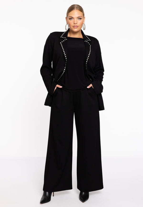 Yoek Blazer Studs VERO - Zwart