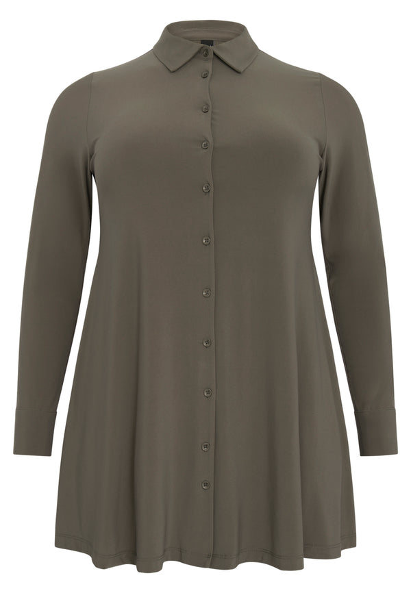 Yoek Blouse A-lijn DOLCE - Lichtgroen