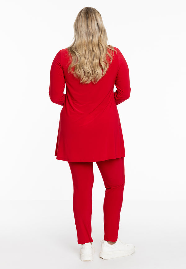 Yoek Blouse A-lijn DOLCE - Rood