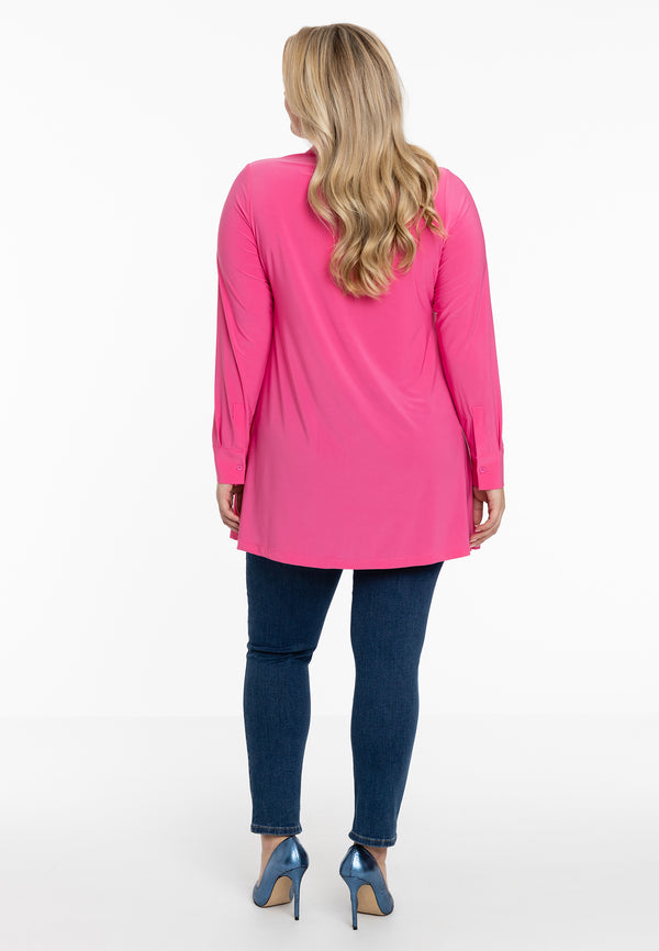 Yoek Blouse A-lijn DOLCE - Roze