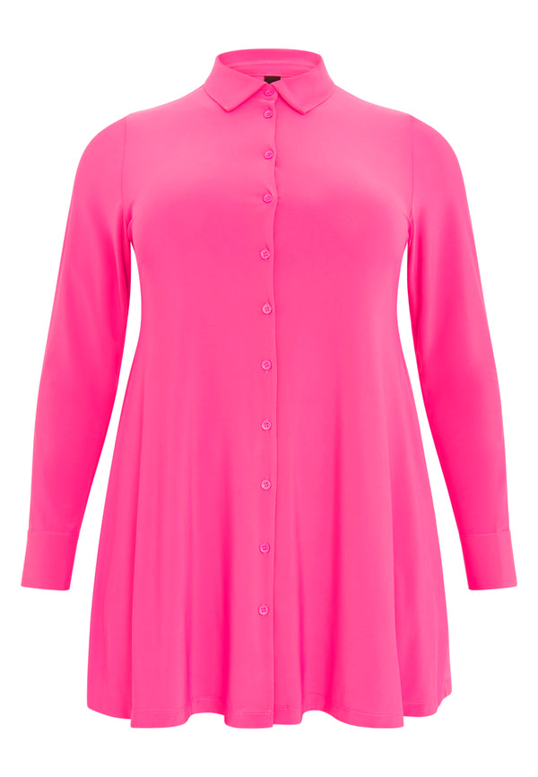 Yoek Blouse A-lijn DOLCE - Roze